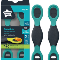 זוג כפיות פטנט לאכילה קלה של התינוק Tommee Tippee