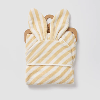 מגבת קפוצון שפן פסים צהוב L'ORENS