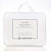 שמיכת פוך פלומה 90% פלומת אווז משולבת ו-10% נוצות אווז קטנות למיטה זוגית VARDINON