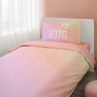 סט מצעים למיטה יחיד 100% כותנה מלכה 90/200