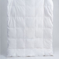 שמיכת פוך פלומה 90% פלומת אווז משולבת ו-10% נוצות אווז קטנות למיטה זוגית VARDINON