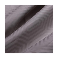 סט מצעים למיטה זוגית 100% כותנה סאטן דגם Ruby 160/200 אפור בהיר