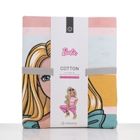 מצעי ילדים ברבי Barbie Bloom למיטה יחיד 90/200