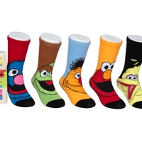 גרבי רחוב סומסום כותנה מעוצבים לילדים, 6 זוגות מידת one size שמתאימה למידות 24-34