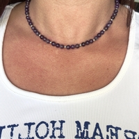 שרשרת Amethyst Steel - איזון, עוצמה ויציבות