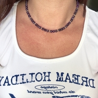 שרשרת Amethyst Steel - איזון, עוצמה ויציבות