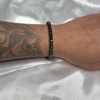 צמיד - Hematite black