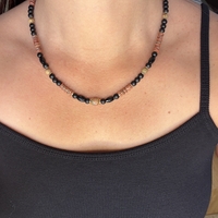 שרשרת מאלה - Dark Mala Jasper