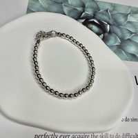 צמיד - Silver Hematite