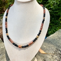שרשרת מאלה - Dark Mala Jasper
