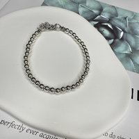 צמיד - Silver Hematite