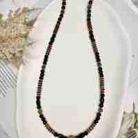 שרשרת מאלה - Dark Mala Jasper