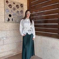 חצאית מיה -ירוק בקבוק