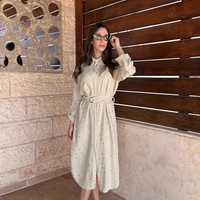 שמלה ויינטה - בז'