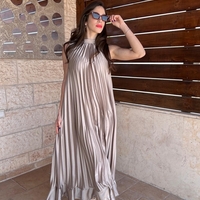 שמלה לורייה - אפרפר כסוף