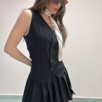 חצאית גולפי - שחור