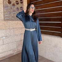 שמלה לוריס - כחול עמוק