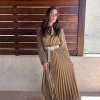 שמלה לוריס - ירוק זית