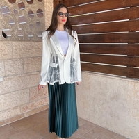 ג'קט תחרה מיכאלה - לבן
