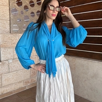 חולצה בלה - כחול עמוק