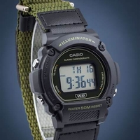 CASIO W-219HB-3A רצועת בד קסיו