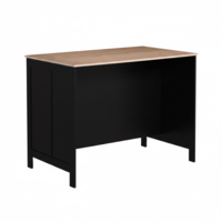 אי למטבח משולב שולחן בר דגם עדן Eden שחור משולב עץ | מבית WOODY