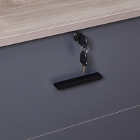 שולחן מנהלים מעוצב שלוחה צד שמאל דגם ליאם Liam | מבית WOODY