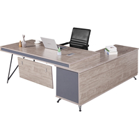 שולחן מנהלים מעוצב שלוחה צד שמאל דגם ליאם Liam | מבית WOODY