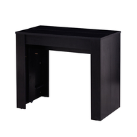 קונסולה נפתחת לפינת אוכל 3 מטר דגם זאוס Zeus שחור | מבית WOODY