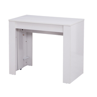 קונסולה נפתחת לפינת אוכל 3 מטר דגם זאוס Zeus לבן | מבית WOODY