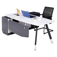 שולחן מנהלים מעוצב שלוחה צד ימין דגם שחר Shachar | מבית WOODY