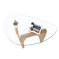 שולחן סלון זכוכית דגם סתיו STAV מייפל | מבית WOODY