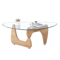 שולחן סלון זכוכית דגם סתיו STAV מייפל | מבית WOODY