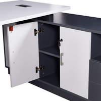 שולחן מנהלים מעוצב שלוחה צד ימין דגם שחר Shachar | מבית WOODY