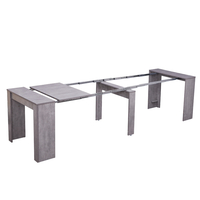 קונסולה נפתחת לפינת אוכל 3 מטר דגם זאוס Zeus אפור | מבית WOODY