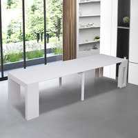 קונסולה נפתחת לפינת אוכל 3 מטר דגם הרמס Hermes לבן | מבית WOODY