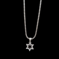 שרשרת גורמט כסף טהור לגבר