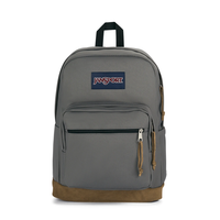 תיק גב ג'נספורט JanSport דגם Right Pack - אפור כהה משולב עור