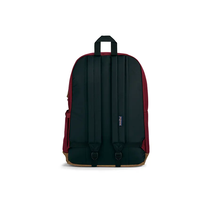 תיק גב ג'נספורט JanSport דגם Right Pack - אדום בורדו משולב עור
