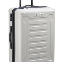 מזוודה קשיחה בינונית 24″ Jeep JH004C עם מנעול TSA וגלגלי ספינר במבחר צבעים