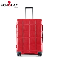 מזוודה קשיחה דגם Echolac Square Plus – גודל 28″ במבחר צבעים