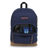 תיק גב ג'נספורט JanSport דגם Right Pack - כחול נייבי משולב עור