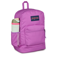 תיק גב ג'נספורט JanSport דגם Cross Town Plus - ורוד פוקסיה