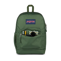 תיק גב ג'נספורט JanSport דגם Cross Town Plus - ירוק זית