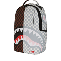 SPLIT BROWN AND CREAM CHECK DLXV BACKPACK