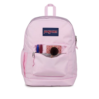 תיק גב ג'נספורט JanSport דגם Cross Town Plus - ורוד בהיר