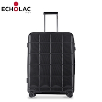 מזוודה קשיחה דגם Echolac Square Plus – גודל 28″ במבחר צבעים