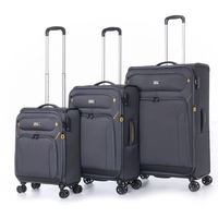 סט מזוודות בד פרמיום בגודל 19