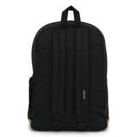 תיק גב ג'נספורט JanSport דגם Right Pack - שחור קלאסי משולב עור