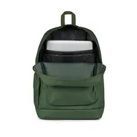 תיק גב ג'נספורט JanSport דגם Cross Town Plus - ירוק זית
